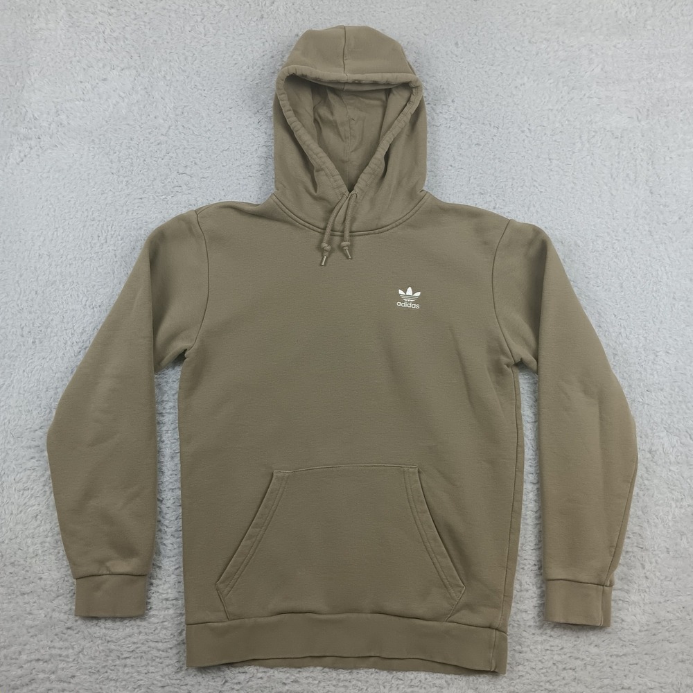 Adidas Hoodie Primegreen Men S Olive Trefoil Logo Pullover Pocket